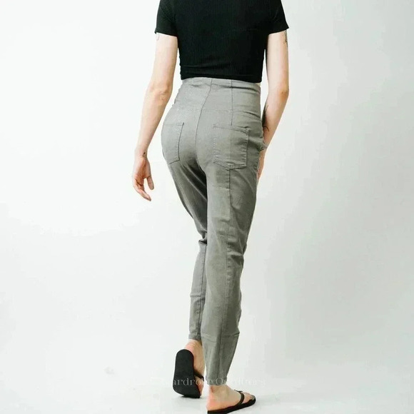 ASOS High Rise Elastic Waist Pants - Picture 6 of 9